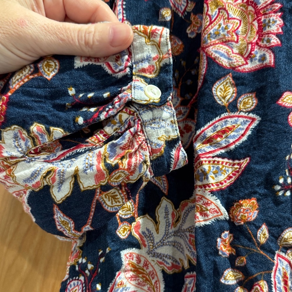 Lucky Brand Multicolor Floral Blouse - Picture 4 of 5